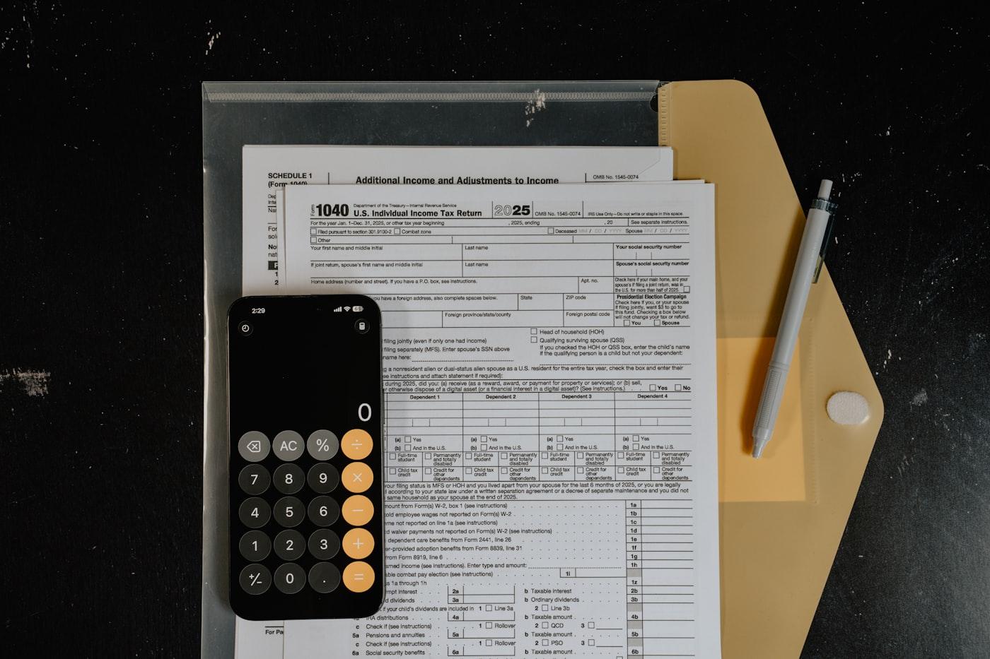 Tax planning and compliance documentation